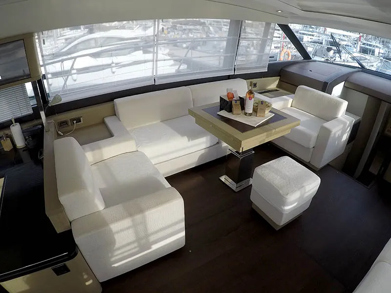 Head on Jana, a Prestige 620 S motor yacht at Grad Šibenik, Croatia