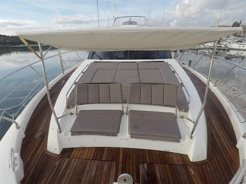 Jana, a Prestige 620 S motor yacht at Grad Šibenik, Croatia