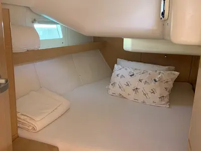 Cabin on Živa, a Elan 444 Impression sailboat at Split, Croatia