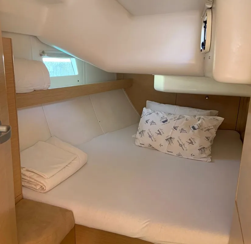 Cabin on Živa, a Elan 444 Impression sailboat at Split, Croatia