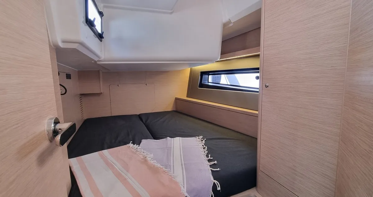 Cabin on Gassillage, a Dufour 41 sailboat at Vallauris, France