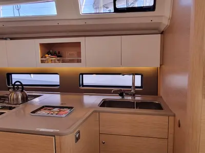 Galley of Gassillage, a Dufour 41 sailboat at Vallauris, France