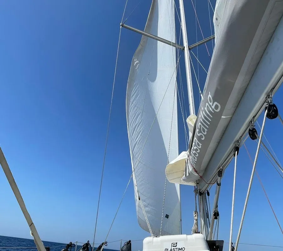 Mersina, a Hanse 418 sailboat at Municipal Unit of Lefkada, Greece