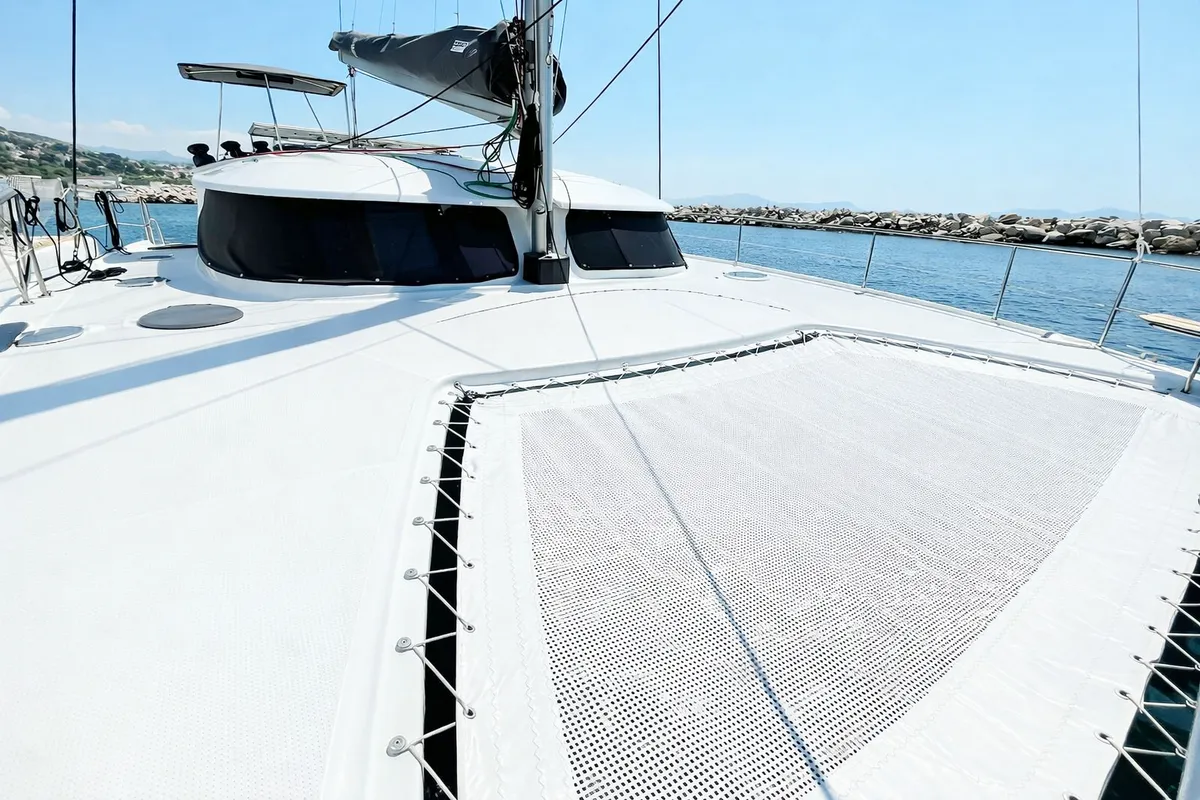 Enjoy the Silence, a Fountaine Pajot Lipari 41 catamaran at Marseille, France