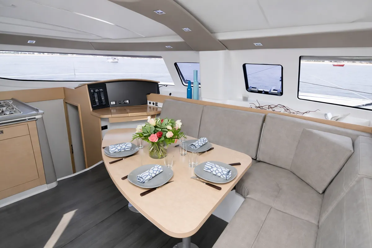 Enjoy the Silence, a Fountaine Pajot Lipari 41 catamaran at Marseille, France