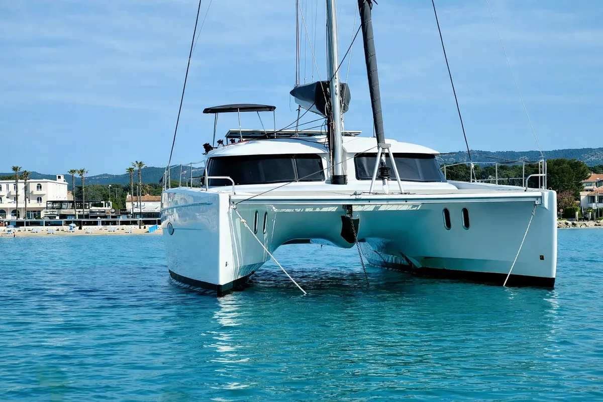 Enjoy the Silence, a Fountaine Pajot Lipari 41 catamaran at Marseille, France