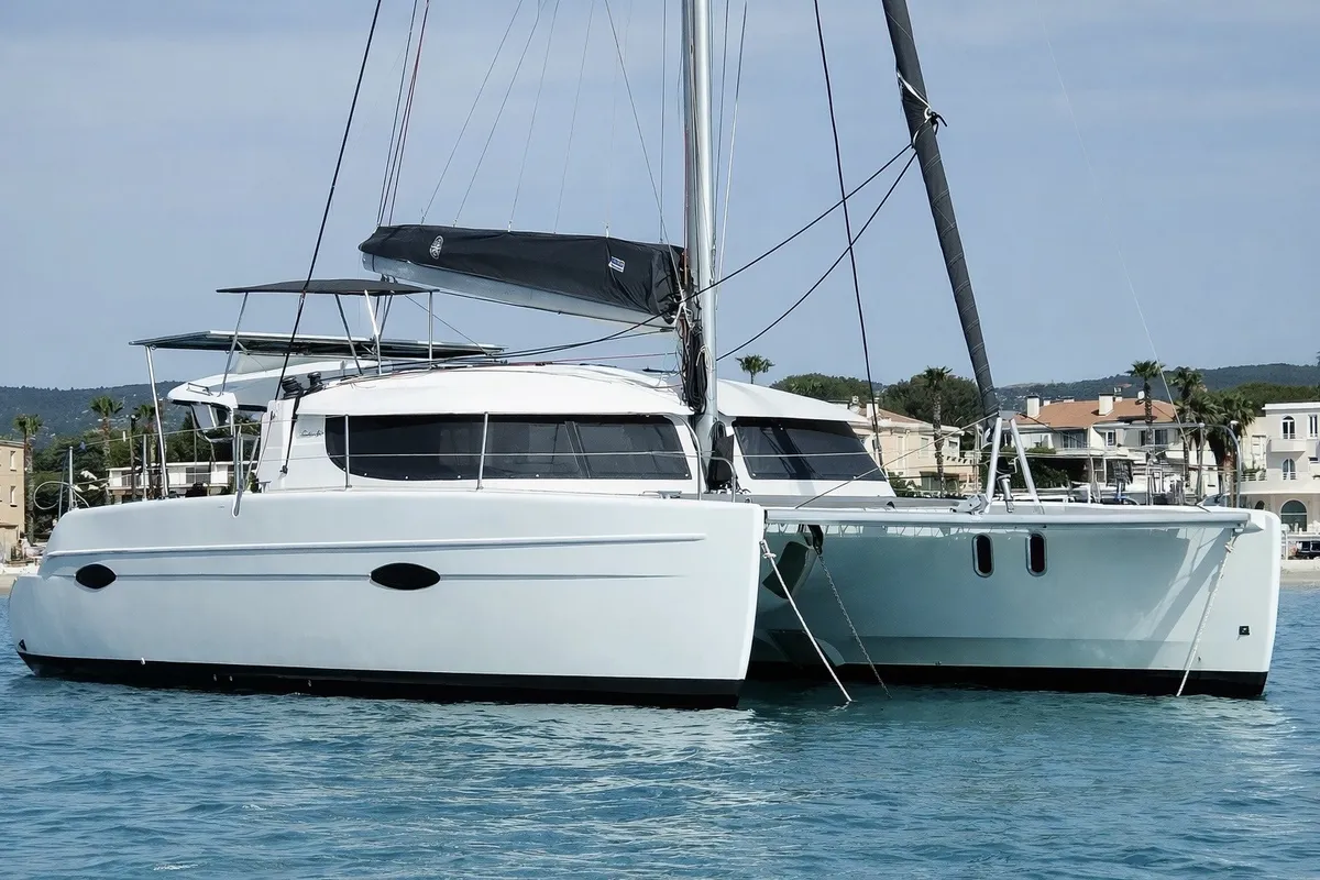Enjoy the Silence, a Fountaine Pajot Lipari 41 catamaran at Marseille, France