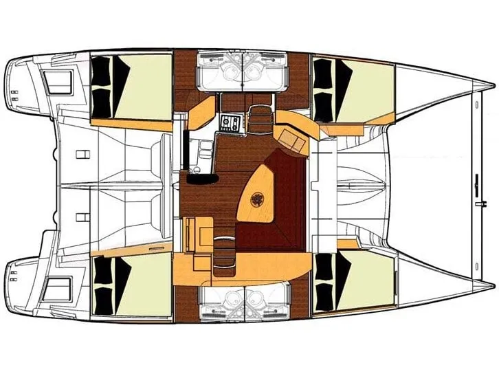 Enjoy the Silence, a Fountaine Pajot Lipari 41 catamaran at Marseille, France