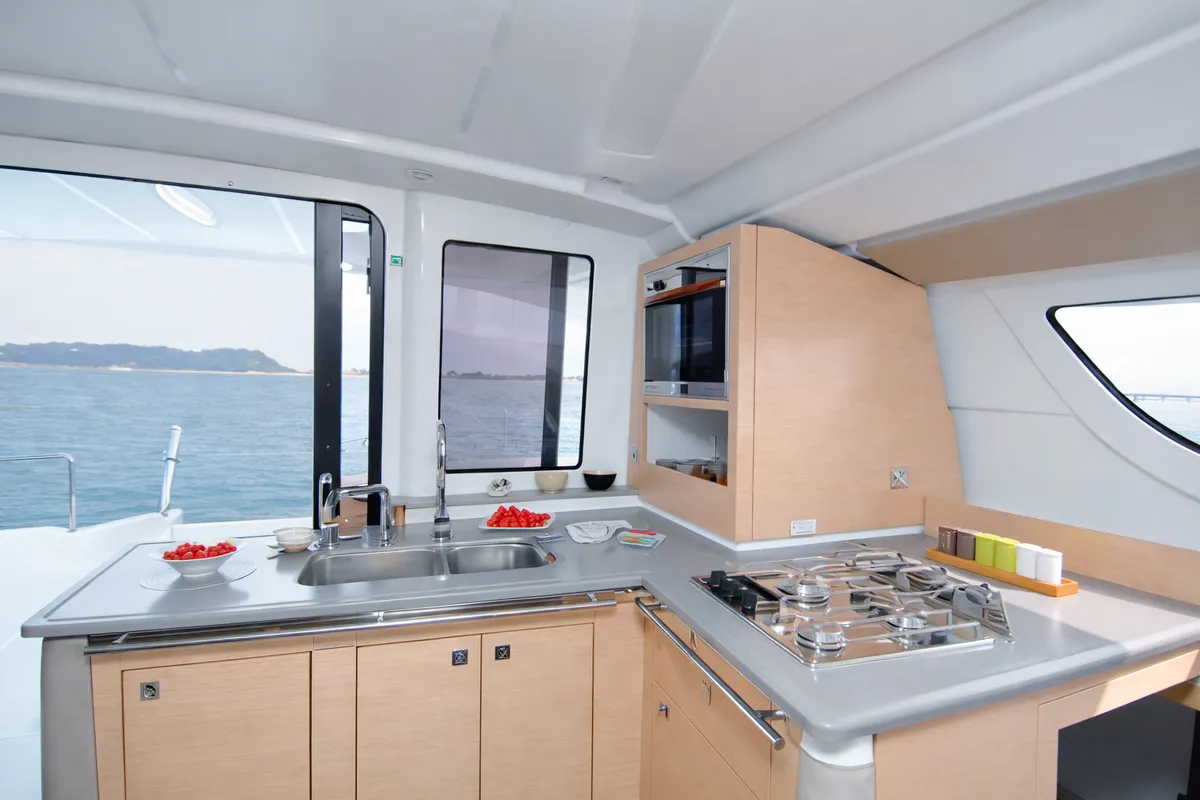 Enjoy the Silence, a Fountaine Pajot Lipari 41 catamaran at Marseille, France