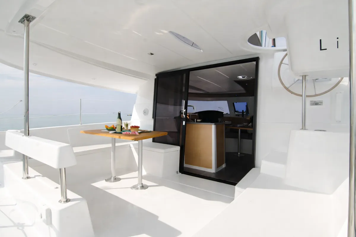 Enjoy the Silence, a Fountaine Pajot Lipari 41 catamaran at Marseille, France