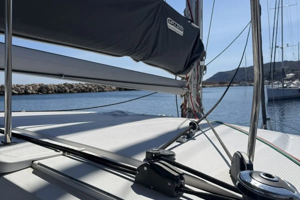 Enjoy the Silence, a Fountaine Pajot Lipari 41 catamaran at Marseille, France