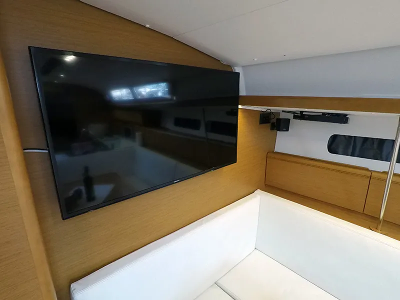 Salon of Elissa, a Jeanneau Sun Odyssey 449 sailboat at Grad Šibenik, Croatia