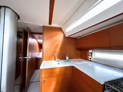 Galley of More Grey, a More 55 sailboat at Seget Donji, Croatia
