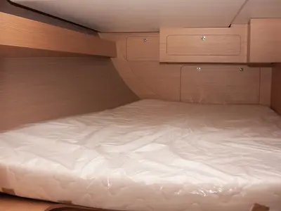 Cabin on Siroko, a Dufour 382 GL sailboat at Sithonia Municipal Unit, Greece