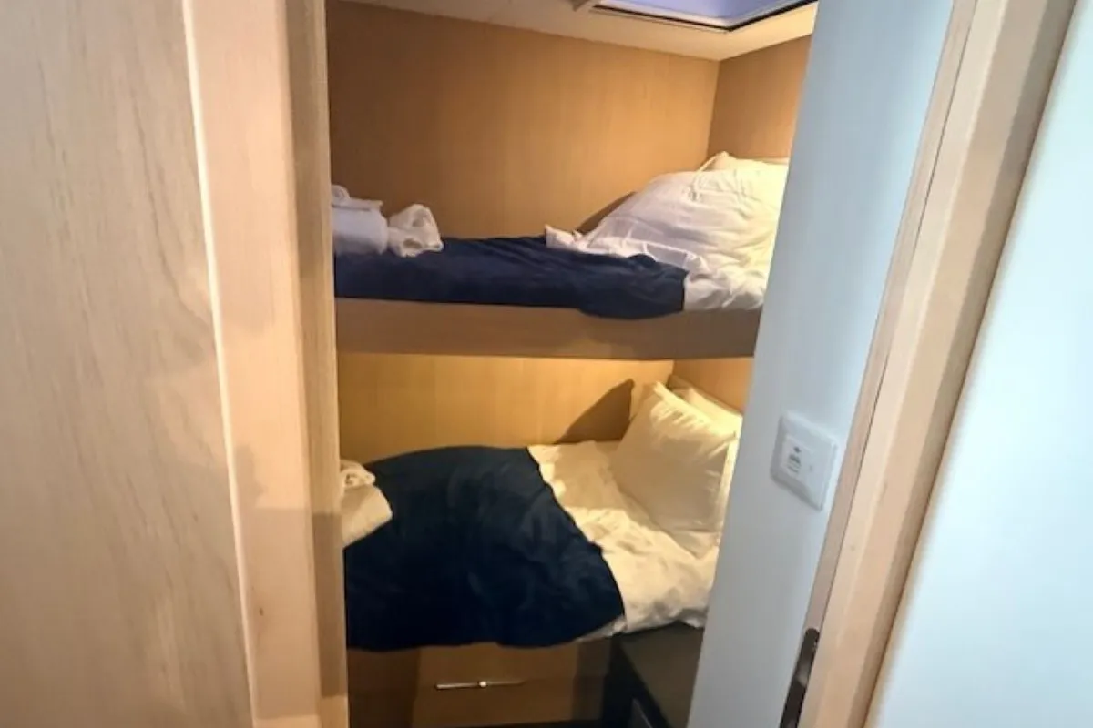 Long Layover, a Fountaine Pajot FP 48 Quintet 5 catamaran at Charlotte Amalie, United States
