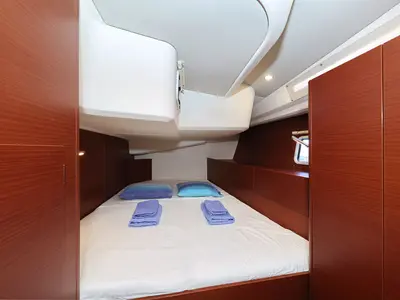 Cabin on Uptown Girl, a Hanse 508 sailboat at Dubrovnik, Croatia
