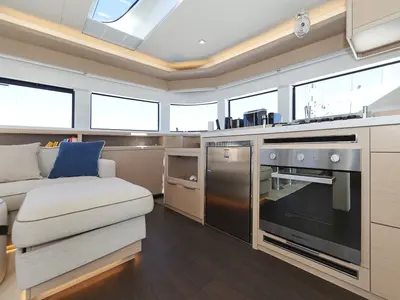 Galley of Saliska, a Lagoon 55 catamaran at Split, Croatia