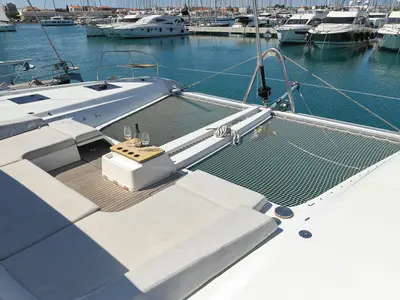 SALISKA, a Lagoon 55 catamaran at Split, Croatia
