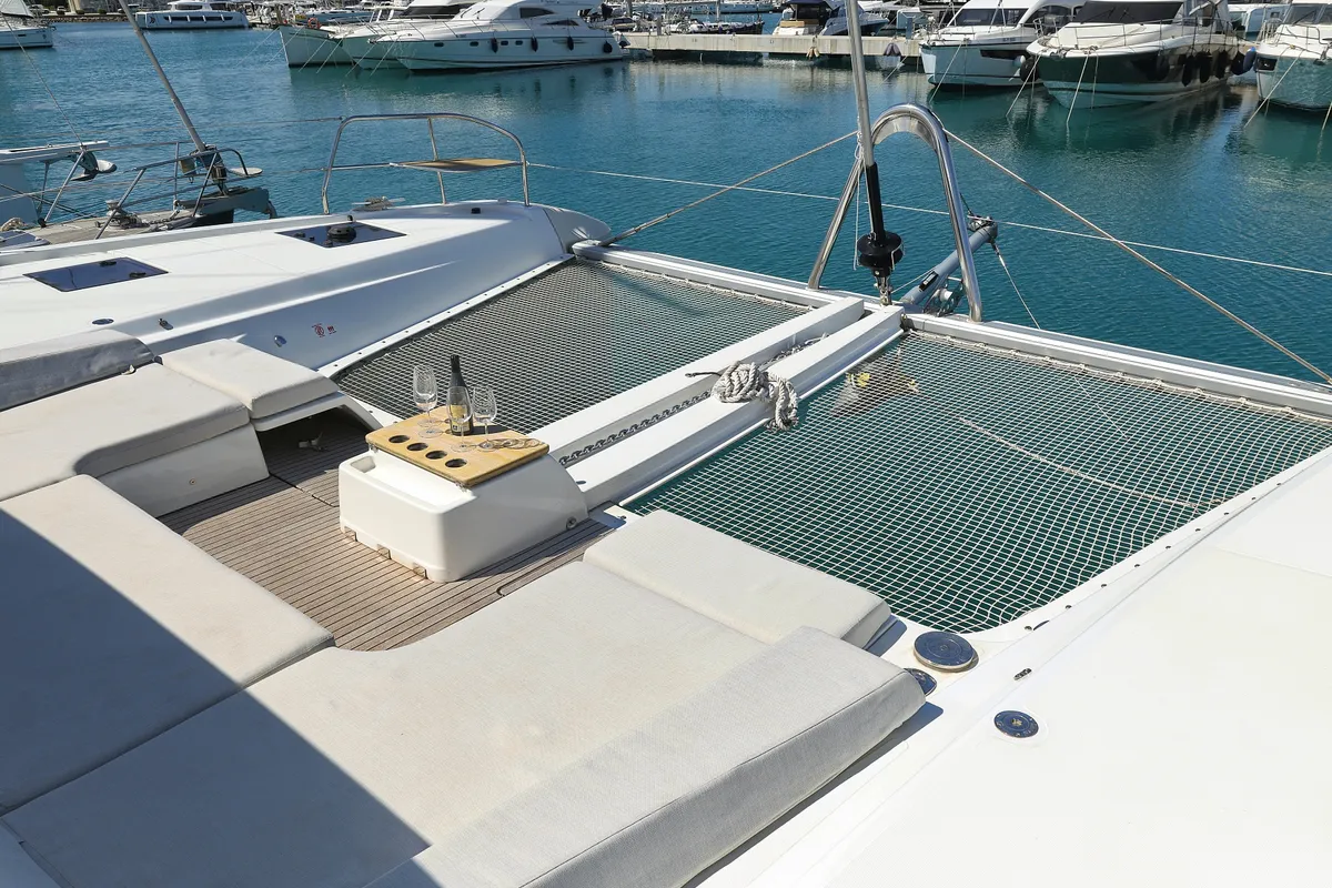 SALISKA, a Lagoon 55 catamaran at Split, Croatia