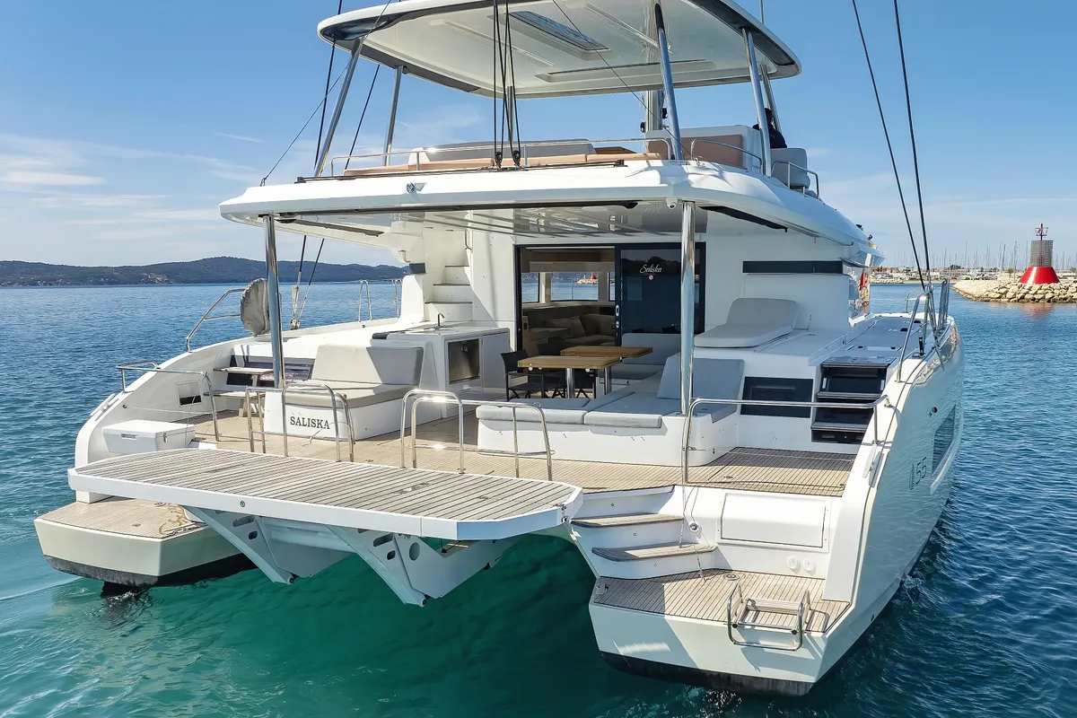 SALISKA, a Lagoon 55 catamaran at Split, Croatia