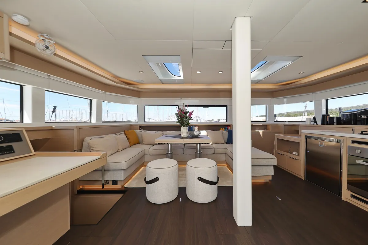 SALISKA, a Lagoon 55 catamaran at Split, Croatia