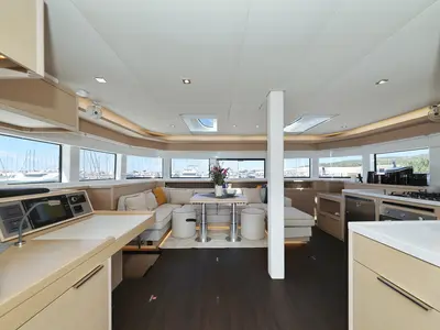 SALISKA, a Lagoon 55 catamaran at Split, Croatia