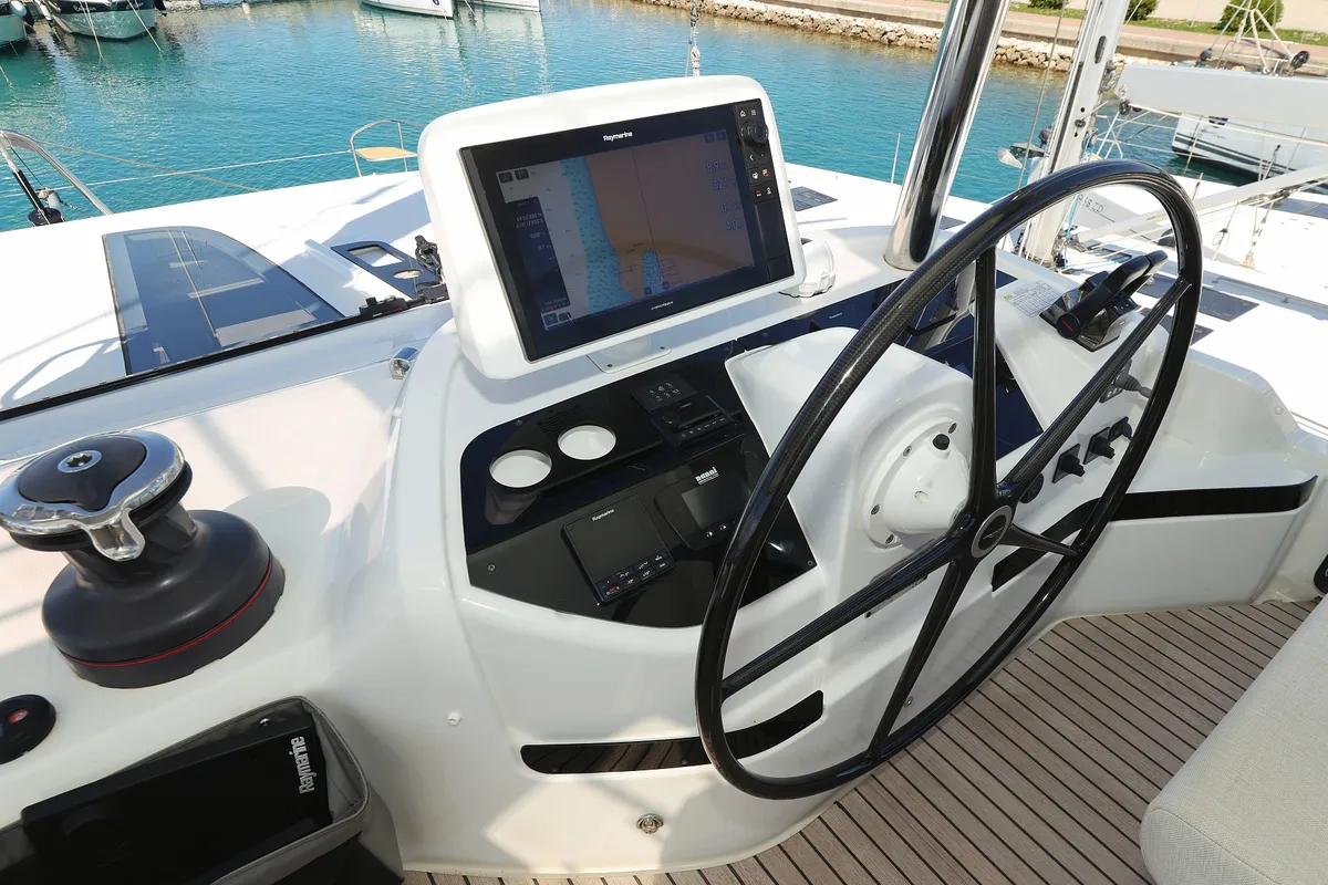 SALISKA, a Lagoon 55 catamaran at Split, Croatia