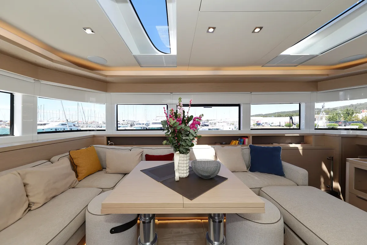 SALISKA, a Lagoon 55 catamaran at Split, Croatia