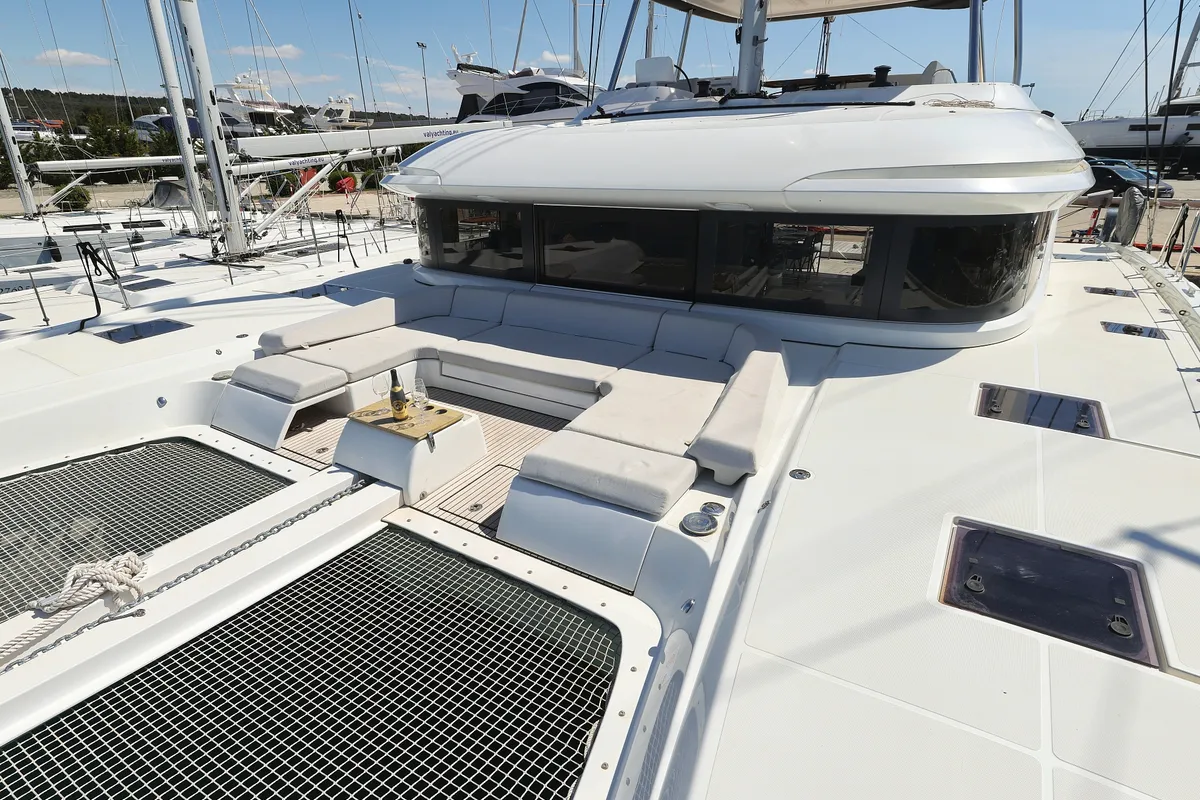 SALISKA, a Lagoon 55 catamaran at Split, Croatia