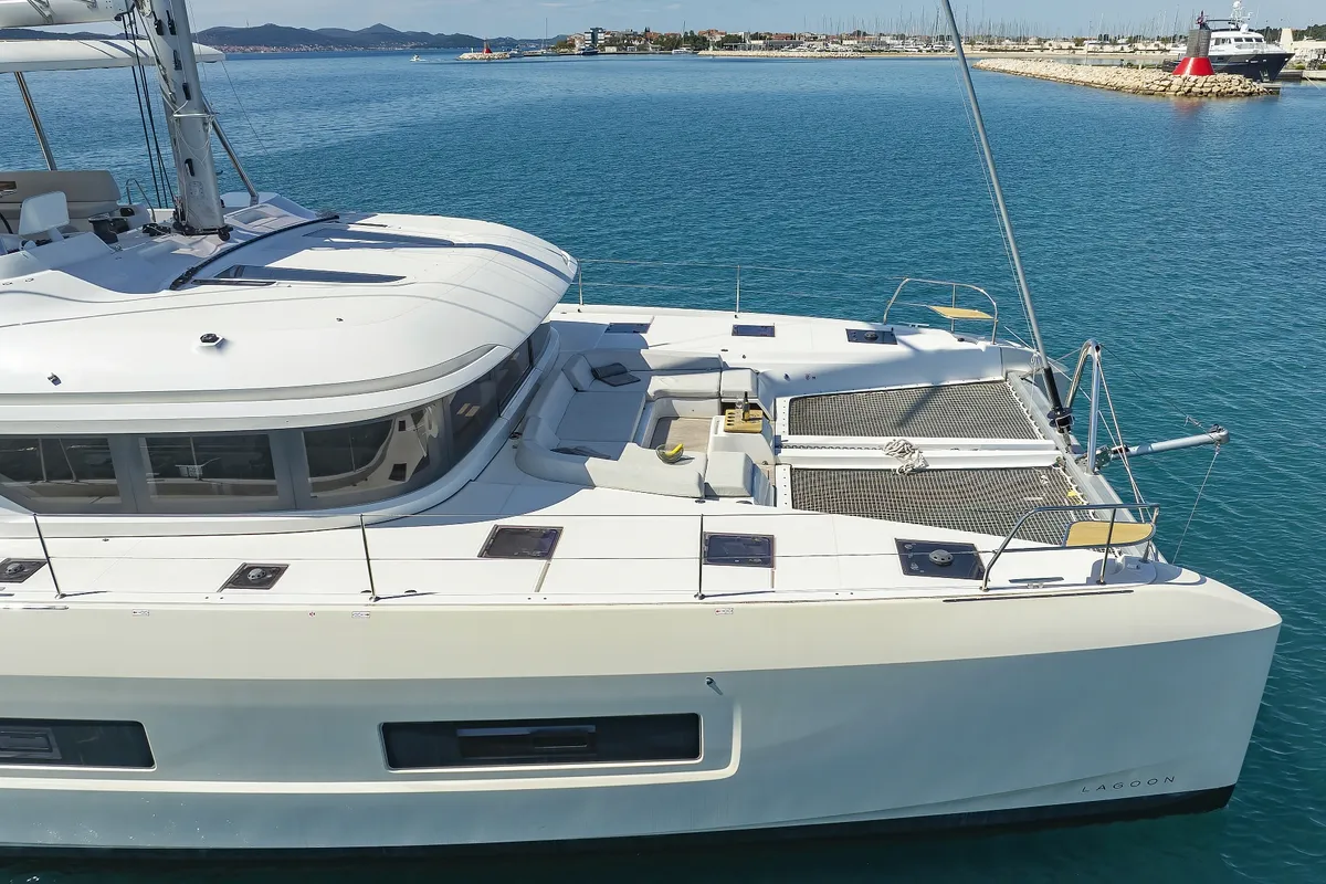 SALISKA, a Lagoon 55 catamaran at Split, Croatia