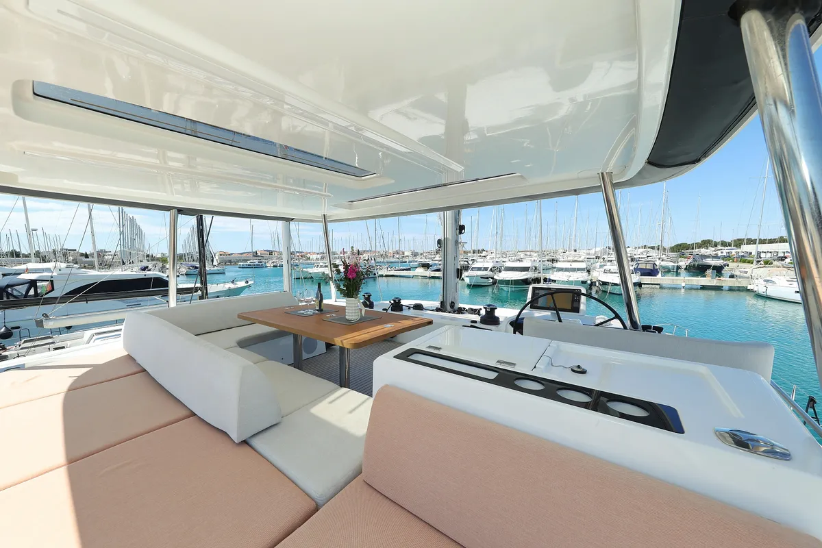 SALISKA, a Lagoon 55 catamaran at Split, Croatia