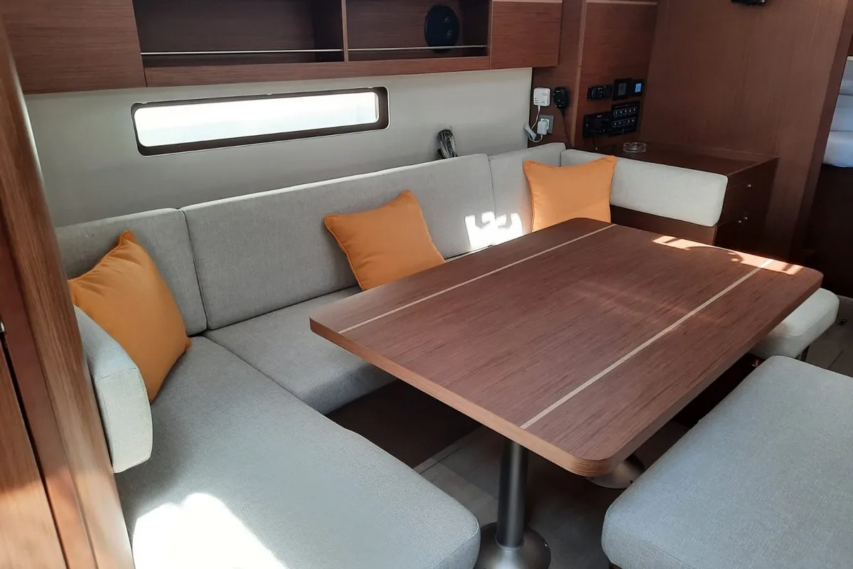 Salon of ALBIUS, a Beneteau Oceanis 40.1 sailboat at Split, Croatia