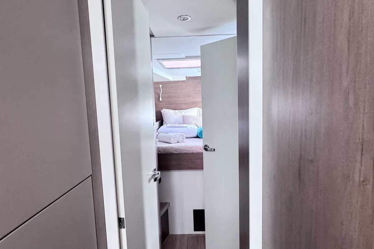 Cabin on MY QUEEN, a Bali 4.6 catamaran at Novi Vinodolski, Croatia