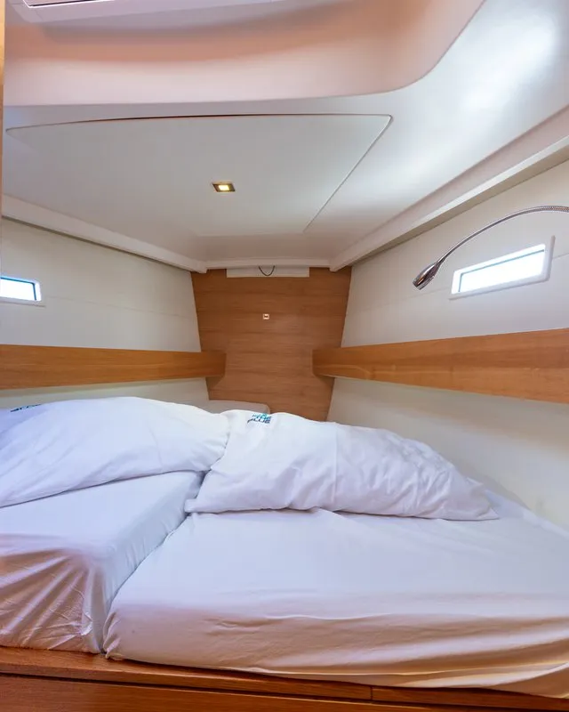 Cabin on Istros, a AD Boats Salona 44 sailboat at Punat, Croatia