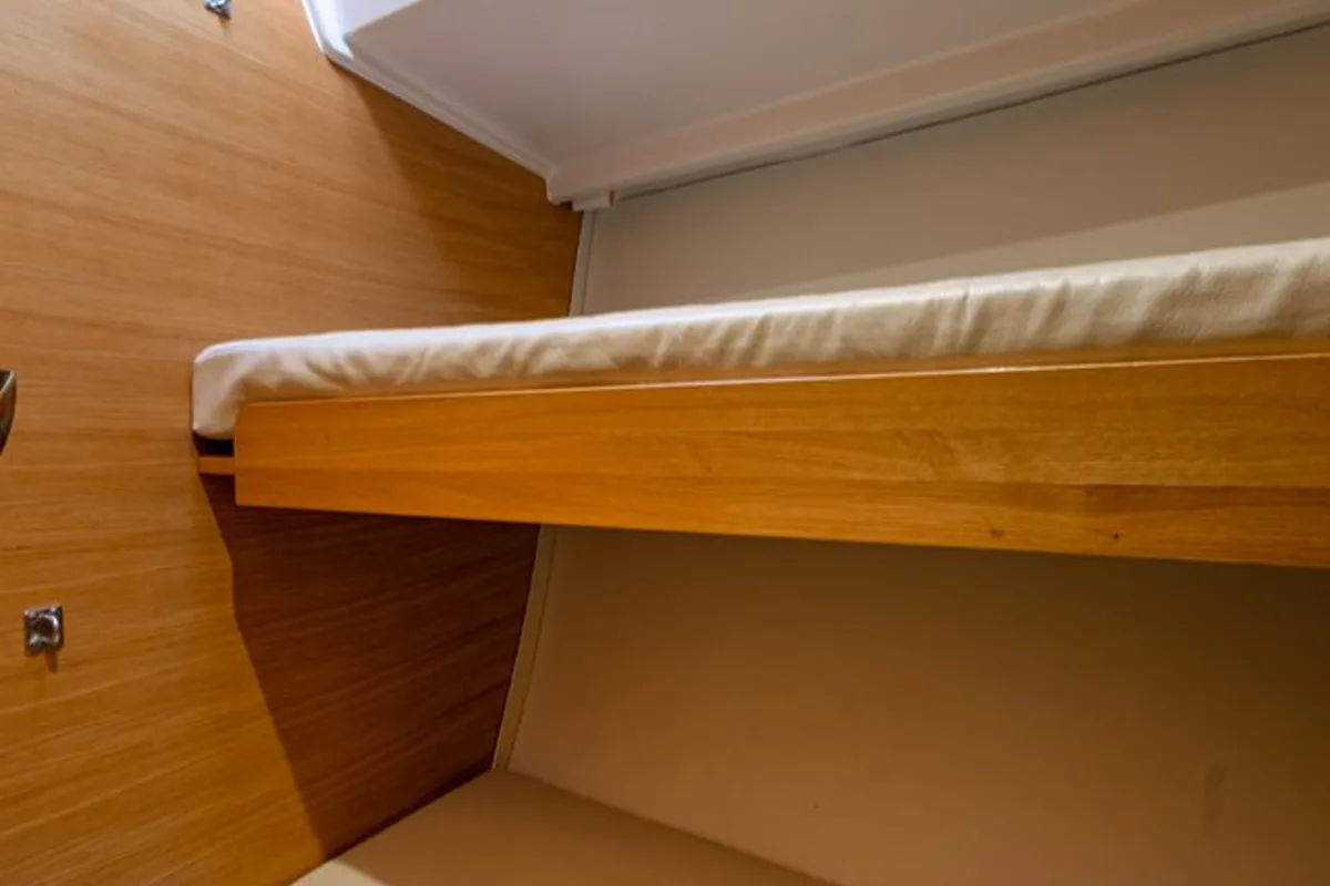 Cabin on Istros, a AD Boats Salona 44 sailboat at Punat, Croatia