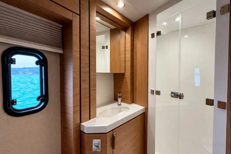 Head on Rendez vous, a Bali 4.6 catamaran at Olbia, Italy