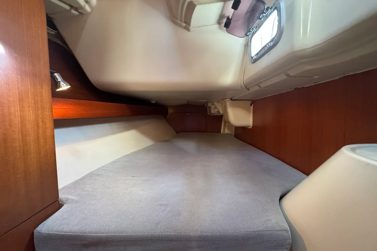 Cabin on Bonchamps, a Dufour 34 sailboat at La Rochelle, France