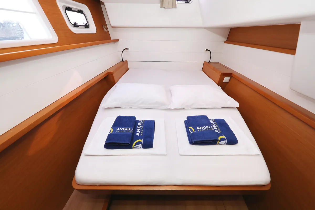 Cabin on Simply The Best, a Lagoon 450 catamaran at Grad Trogir, Croatia