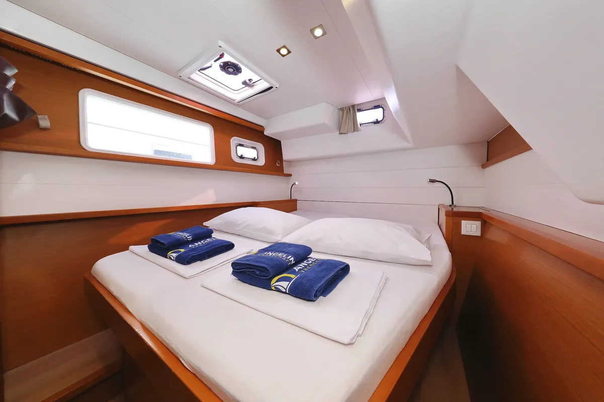 Cabin on Simply The Best, a Lagoon 450 catamaran at Grad Trogir, Croatia