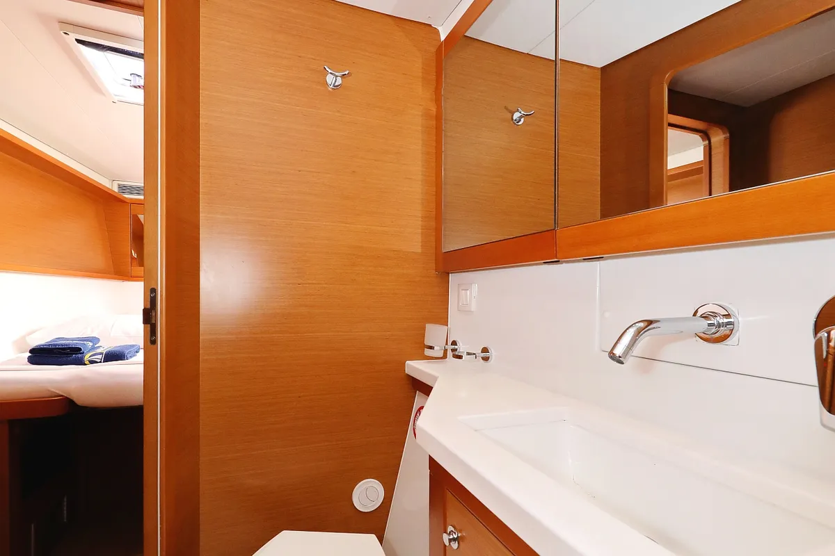 Head on Simply The Best, a Lagoon 450 catamaran at Grad Trogir, Croatia