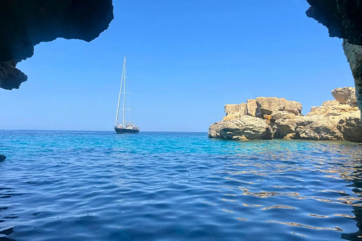 Exterior view of Morning Calm, a Gulet Sail boat sailboat at Municipal Unit of Ellomenos, Greece