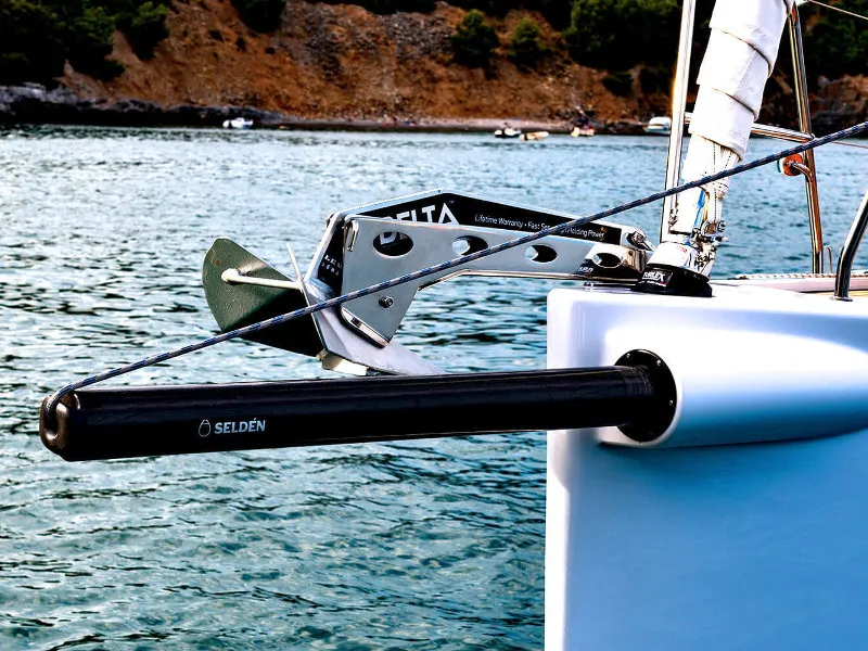 Lina, a Elan E5 sailboat at Primošten, Croatia