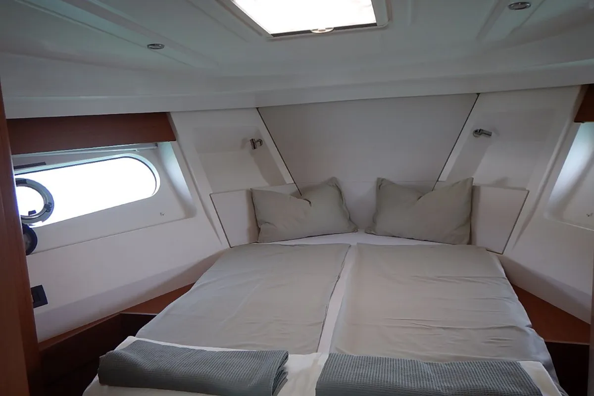 KAYCI, a Beneteau Swift Trawler 35 motorboat at Zadar, Croatia