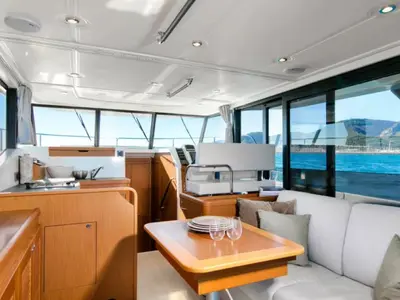 KAYCI, a Beneteau Swift Trawler 35 motorboat at Zadar, Croatia