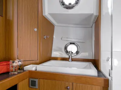 KAYCI, a Beneteau Swift Trawler 35 motorboat at Zadar, Croatia