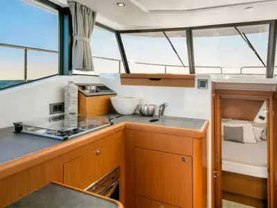 KAYCI, a Beneteau Swift Trawler 35 motorboat at Zadar, Croatia