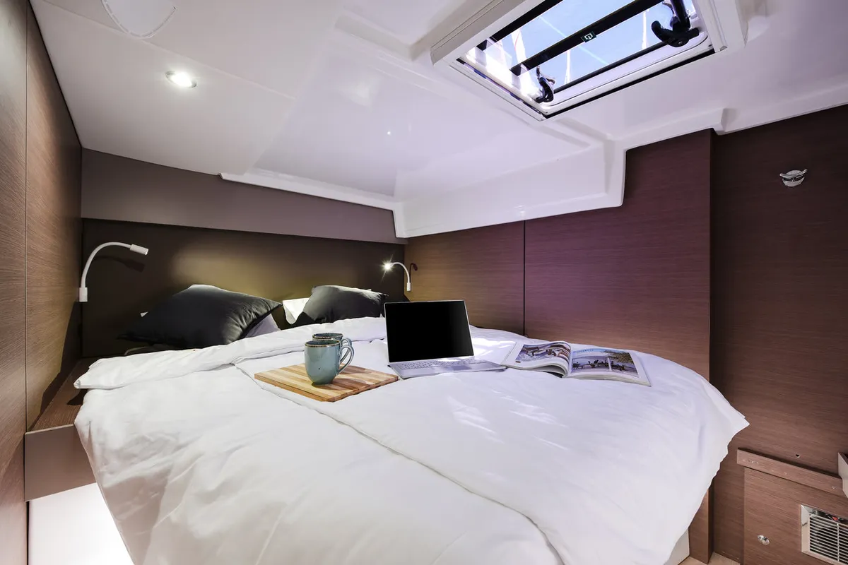 Cabin on Fux 4 Sail, a Bali Catspace catamaran at Zadar, Croatia