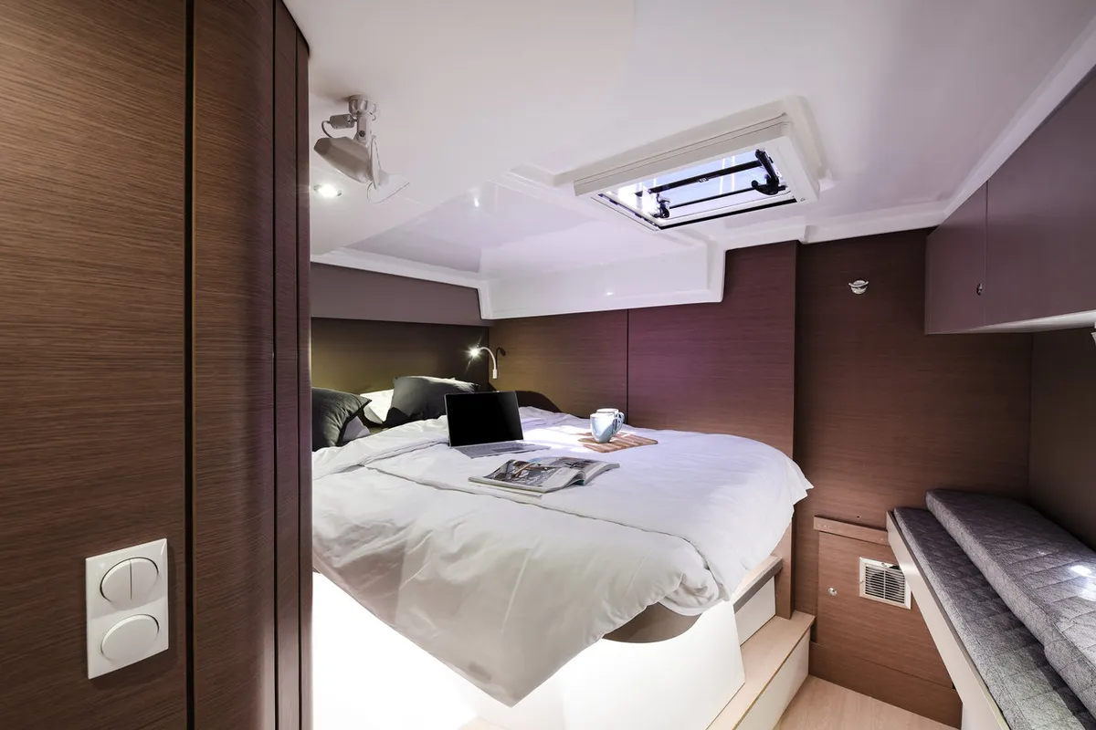 Cabin on Fux 4 Sail, a Bali Catspace catamaran at Zadar, Croatia