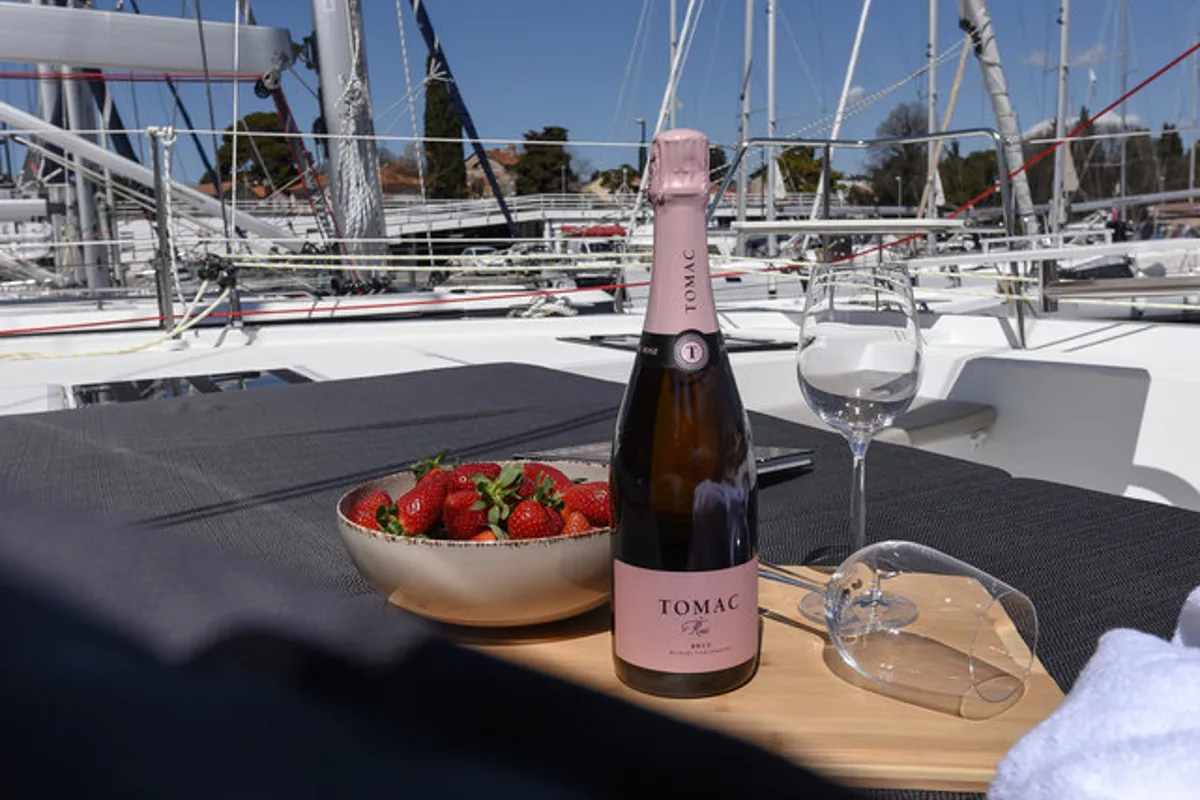 Fux 4 Sail, a Bali Catspace catamaran at Zadar, Croatia