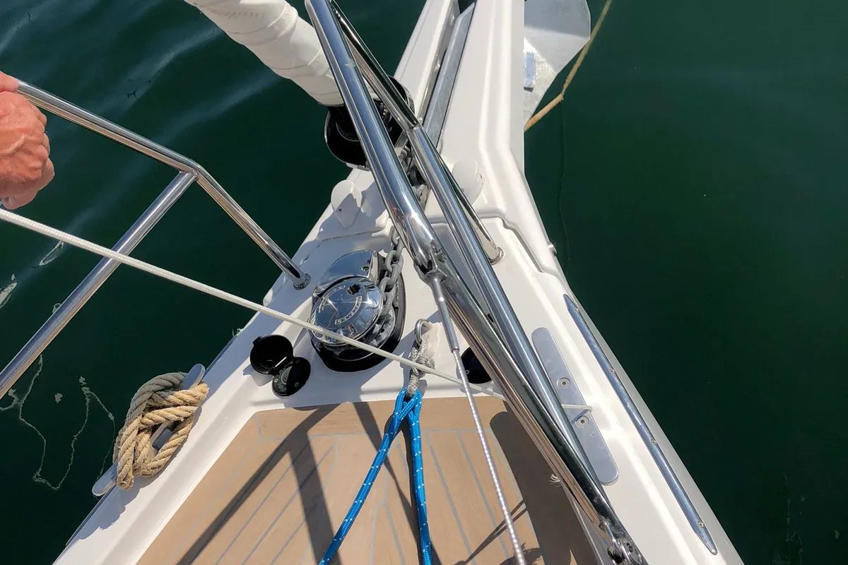 SIRIUS, a Dufour 37 sailboat at Sant Antoni de Portmany, Spain